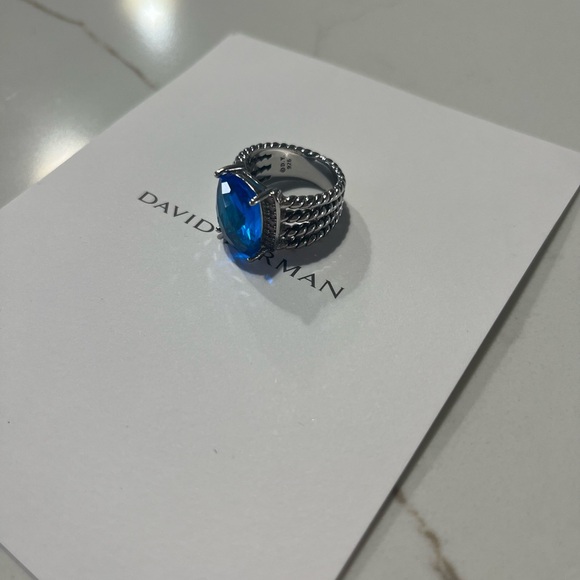 DAVID YURMAN Wheaton Blue Topaz Ring - Picture 11 of 14